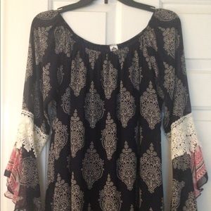 Super cute Boho dress size L